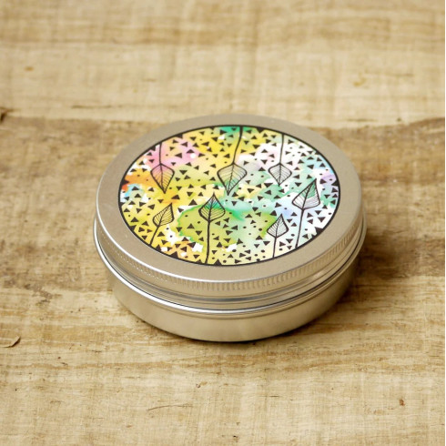 Přenoska - plechovka hliníková - Pestrobarevné listy, nižší