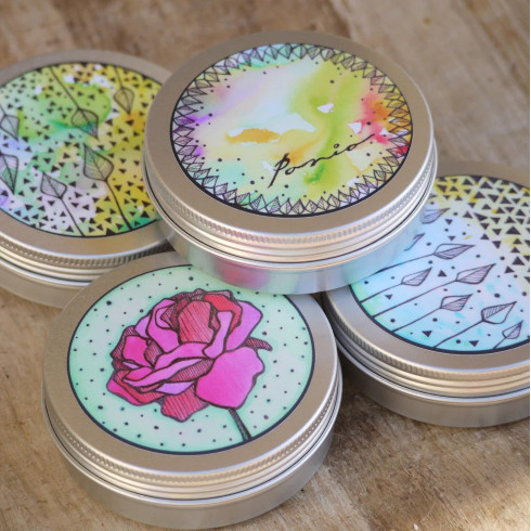 Přenoska - plechovka hliníková - Růže, nižší