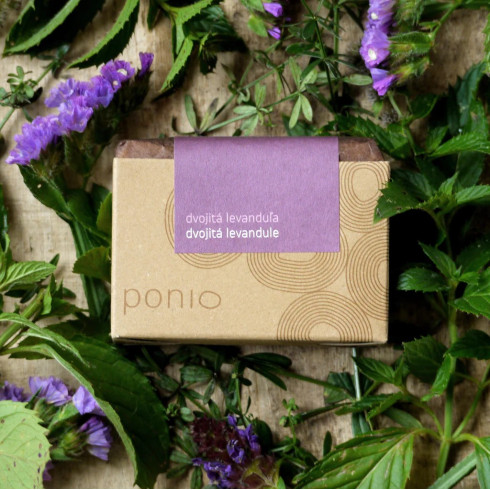 Přírodní mýdlo - Dvojitá levandule bez květin 100g