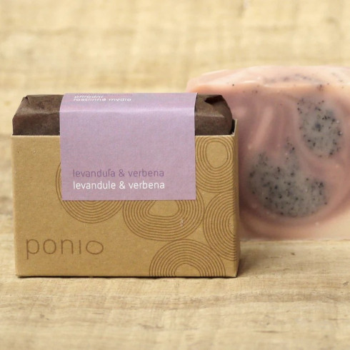 Přírodní mýdlo - Levandule & Verbena 100g