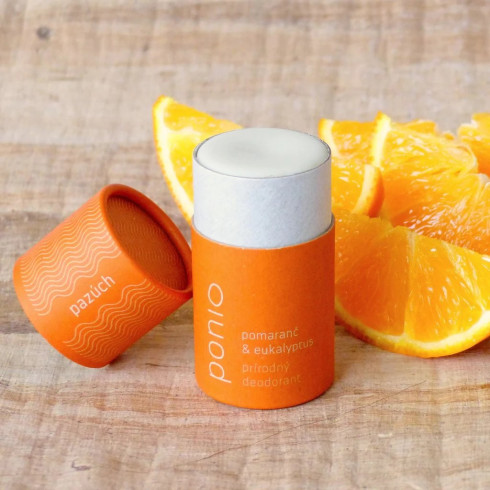 Prírodný deodorant - Pomaranč & eukalyptus