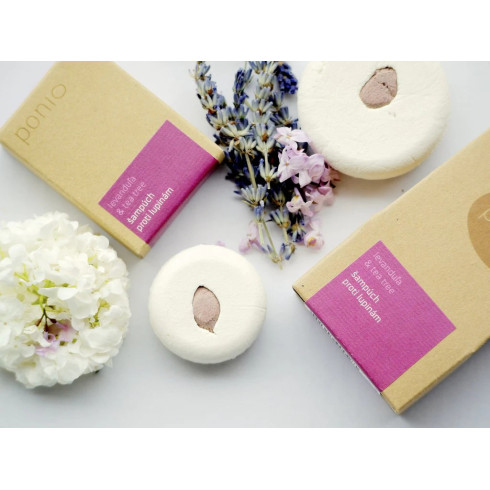 Šampúch proti lupinám - Levanduľa & Tea tree 30g Šampúch proti lupinám - Levanduľa & Tea tree 30g
