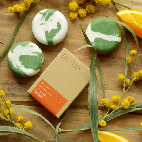 Kopřivový šampuch - Pomeranč & eukalypt 30g