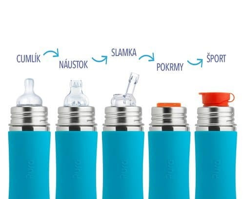 Pura  nerezová fľaša so športovým uzáverom - Monster 325ml