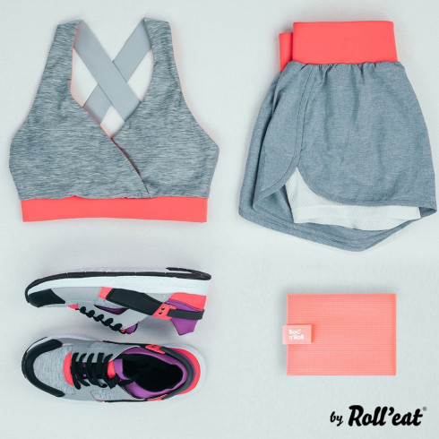 Eko vrecko na desiatu Boc'N Roll Active - Pink