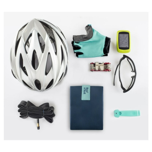 Eko vrecko na desiatu Boc'N Roll Square - Blue