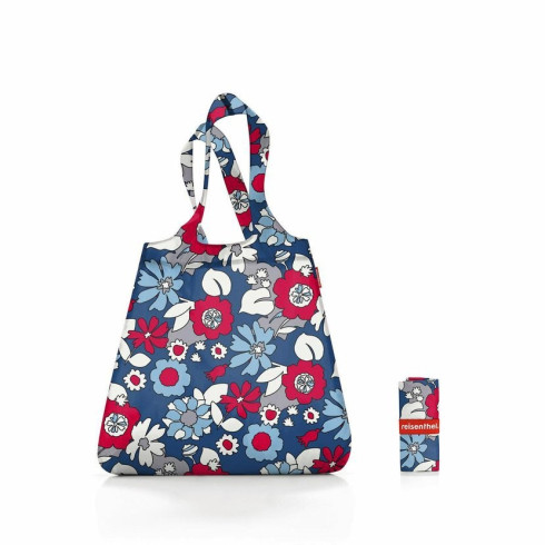 Nákupní skládací taška Mini Maxi Shopper - Florist Indigo