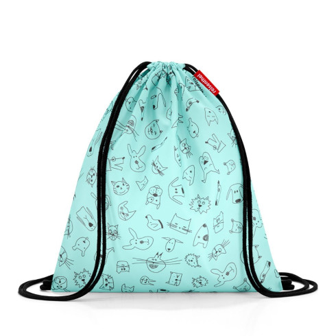 Kapsa na záda Mysac kids cats and dogs mint