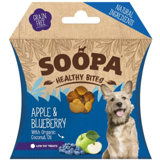 Pamlsky Healthy Bites - Jablko & Čučoriedka, 50g Pamlsky Healthy Bites - Jablko & Čučoriedka, 50g