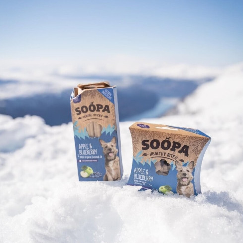 Pamlsky Healthy Bites - Jablko & Čučoriedka, 50g