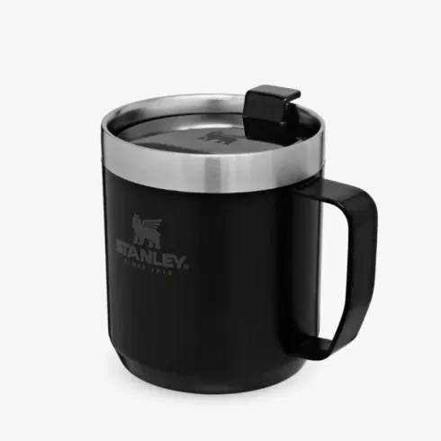 STANLEY Becher CLASSIC series Camp Mug - Matt Schwarz 350ml