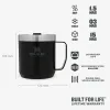 STANLEY Becher CLASSIC series Camp Mug - Matt Schwarz 350ml