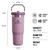 STANLEY Thermobecher The IceFlow™ Flip Straw Tumbler - Lilac 890ml