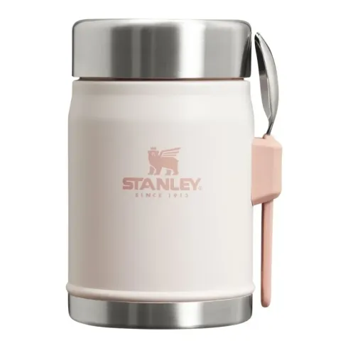 STANLEY Thermobehälter für Essen The Legendary Food Jar + Spork - Rose Quartz 400ml