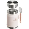 STANLEY Thermobehälter für Essen The Legendary Food Jar + Spork - Rose Quartz 400ml