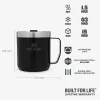 STANLEY Hrnek CLASSIC series Camp Mug - Matte Black 350ml