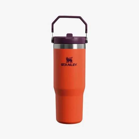 STANLEY Termohrnek The IceFlow Flip Straw Tumbler - Tigerlily 890ml