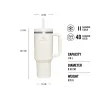 STANLEY Termohrnček The Quencher H2.O FlowState™ Tumbler, 1180 ml - Cream Tonal