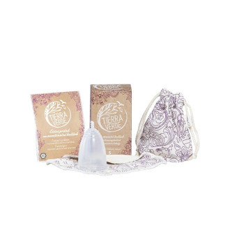 Menstruační kalíšek Gaia Cup + slipová vložka a čistící prášek (S)