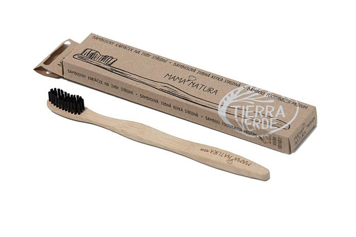 Zubní kartáček - Medium, bambusový 1 ks