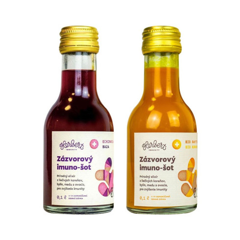 Zázvorový Immunity Shot - Echinacea & Baza 100ml Zázvorový Immunity Shot - Echinacea & Baza 100ml