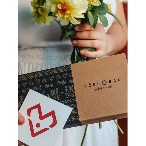 Darčeková krabička - Na Včelobal, papierová, Včelobal