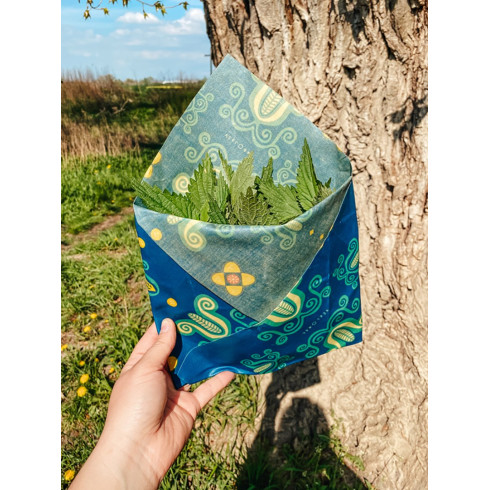 Voskový ubrousek - Folk, 4ks Kombo S+M+L+XL, Včelobal