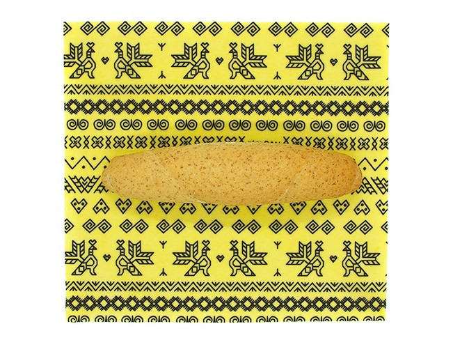 Voskový ubrousek - Folk, velikost M 27x25cm, Včelobal