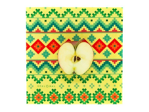 Voskový obrúsok - Folk, veľkosť S 19x19cm, Včelobal