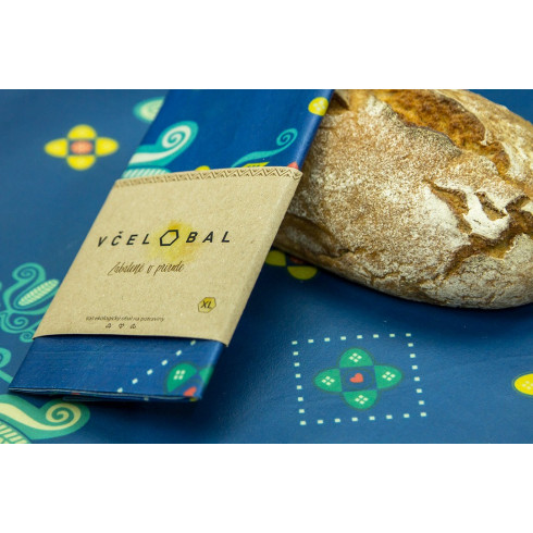 Voskový obrúsok - Folk, veľkosť XL 50x45cm, Včelobal