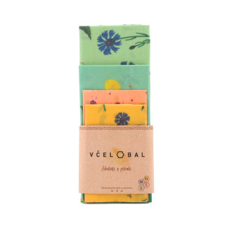 Voskový obrúsok - Herbár, 4ks Kombo S+M+L+XL, Včelobal Voskový obrúsok - Herbár, 4ks Kombo S+M+L+XL, Včelobal