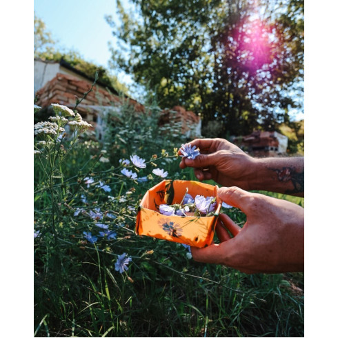 Voskový obrúsok - Herbár, veľkosť M 25x27cm, Včelobal