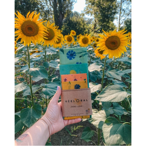 Voskový obrúsok - Herbár, veľkosť M 25x27cm, Včelobal