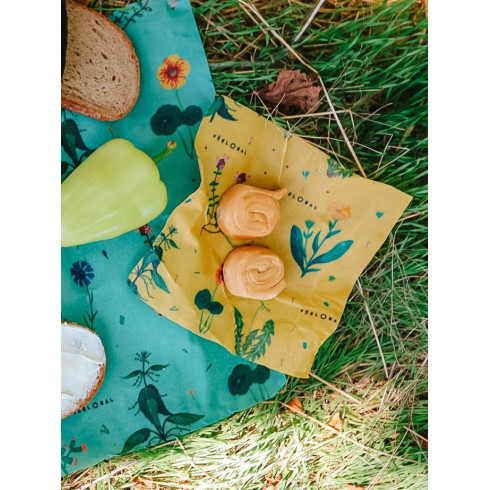 Voskový obrúsok - Herbár, veľkosť S 19x19cm, Včelobal