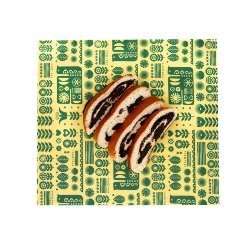 Voskový obrúsok - Rozkvitnuté, veľkosť L 34x37cm, Včelobal