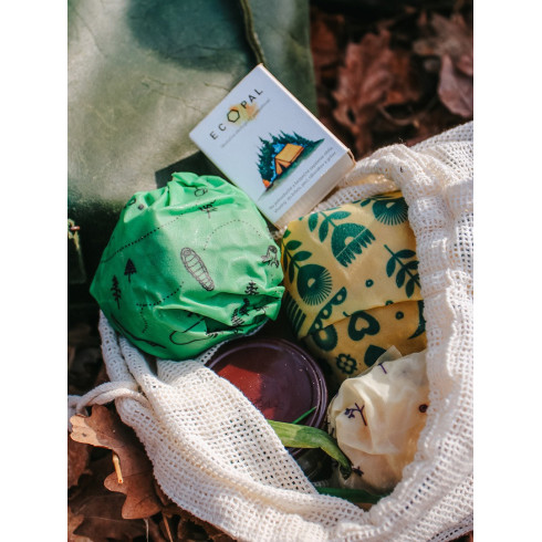 Voskový obrúsok - Rozkvitnuté, veľkosť L 34x37cm, Včelobal