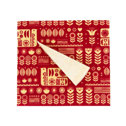 Voskový obrúsok - Rozkvitnuté, veľkosť M 27x25cm, Včelobal