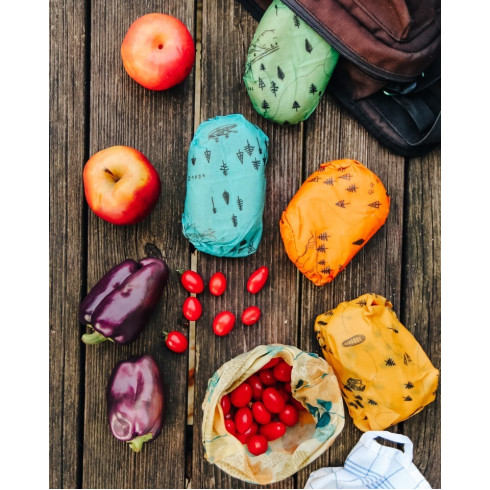 Voskový obrúsok - Turista, 3ks Trio S+M+L, Včelobal