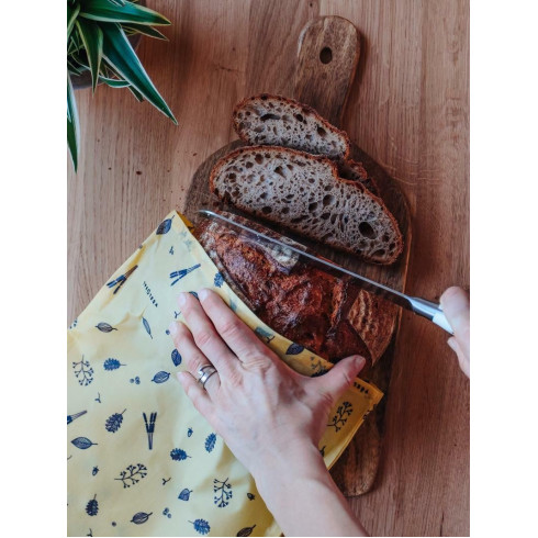 Voskový pytlík  - Luční květiny, M 27x33cm, Včelobal