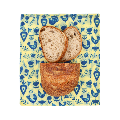 Voskový vak - Modrotlač, M 27x33cm, Včelobal