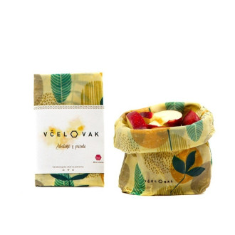 Voskový vak  - Zabalené v prírode, MINI 10x8x19cm, Včelobal