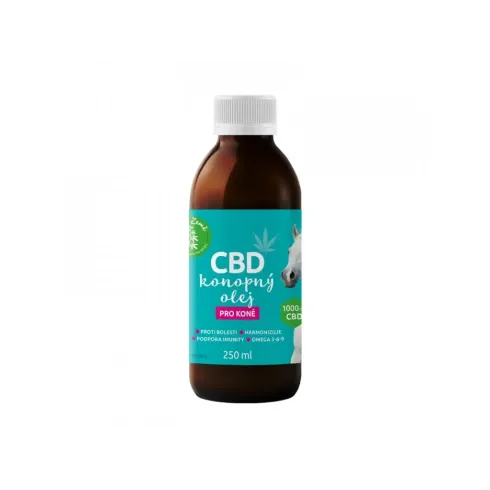 CBD olej pro koně 1000mg, 250ml