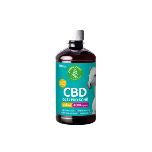 CBD olej pro koně 4000mg, 500ml