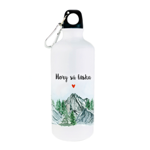 Turistická láhev - Hory sú láska 600ml