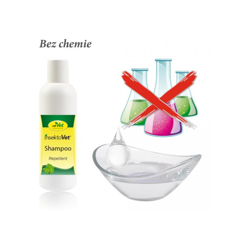 Antiparazitný šampón - InsektoVet Shampoo 200ml, pre psy a mačky 