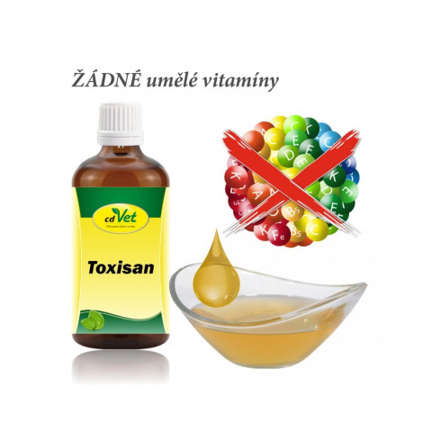 Čistič orgánů Toxisan 50ml - pro psy a kočky ,