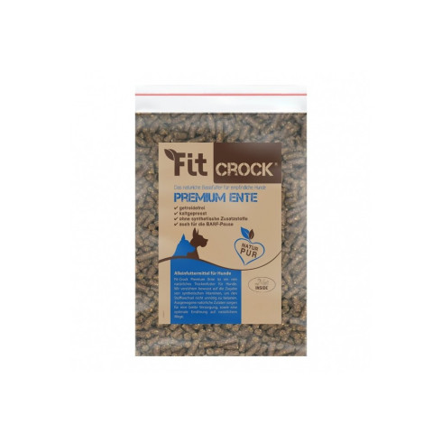 Granule Fit-Crock Premium - Kachní 200g, lisované za studena