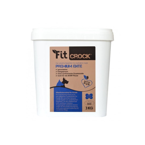 Granule Fit-Crock Premium - Kachní 3kg, lisované za studena