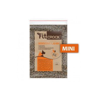 Granule Fit-Crock Sensitive Mini - Jehněčí 200g vzorek, lisované za studena Granule Fit-Crock Sensitive Mini - Jehněčí 200g vzorek, lisované za studena