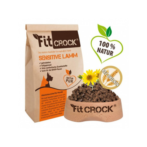 Granule Fit-Crock Sensitive Mini - Jahňacie 200g vzorka, lisované za studena